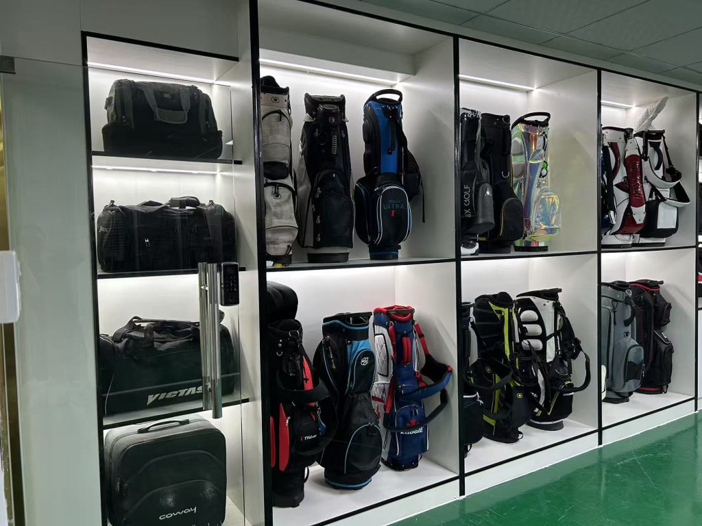 Sanying Bags factory showroom and workshop in Dongguan