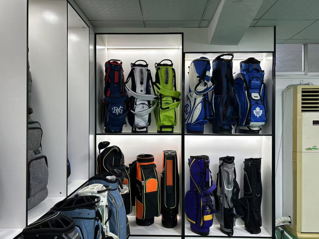 Sanying Bags factory showroom and workshop in Dongguan