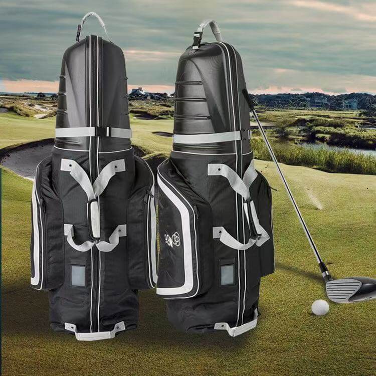 Dual Styles ABS Hard Shell Golf Travel Bags, Customizable Golf Check-in Bags