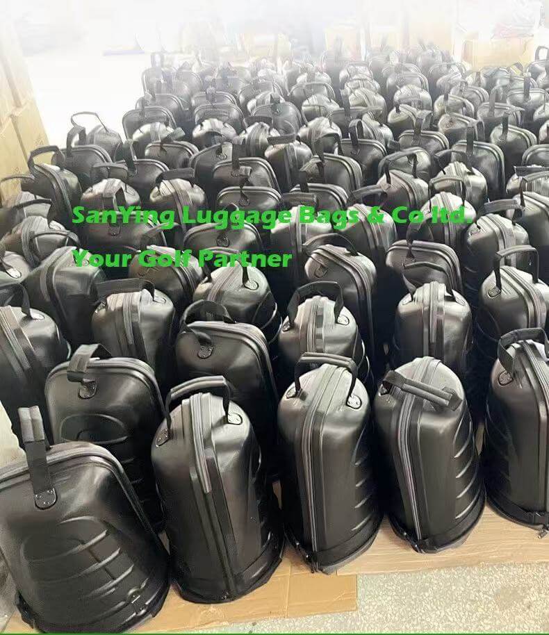 Mass Production of ABS Golf Travel Bags, Sanying Bags Manufacturer