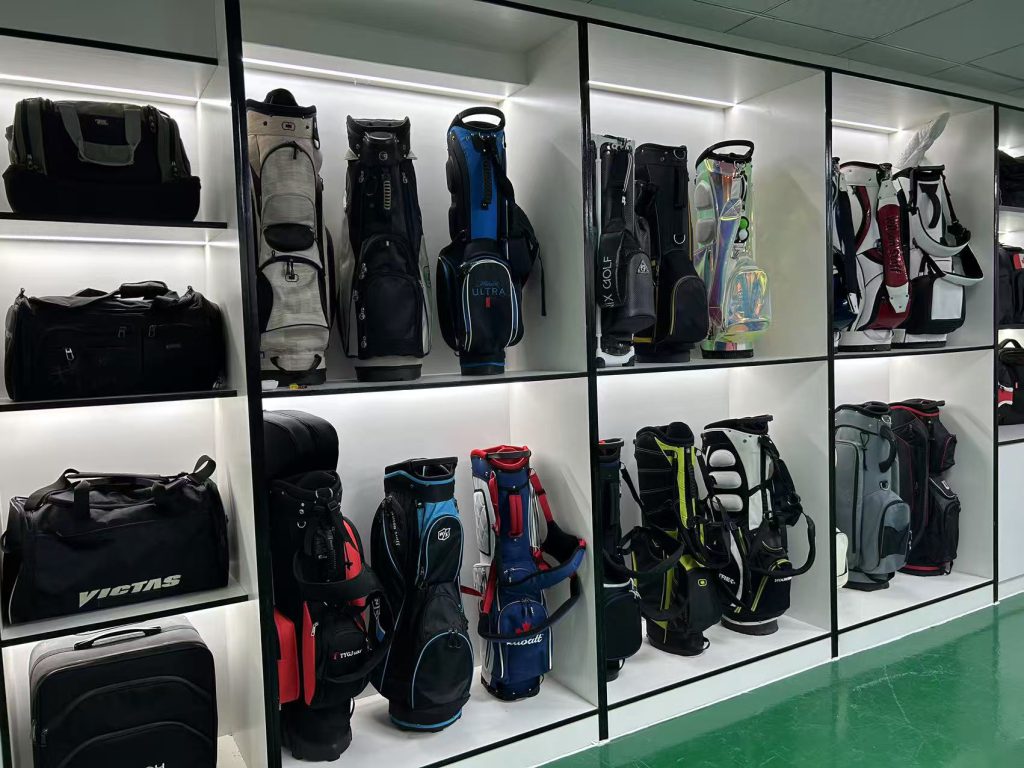 Sanying Bags factory showroom and workshop in Dongguan
