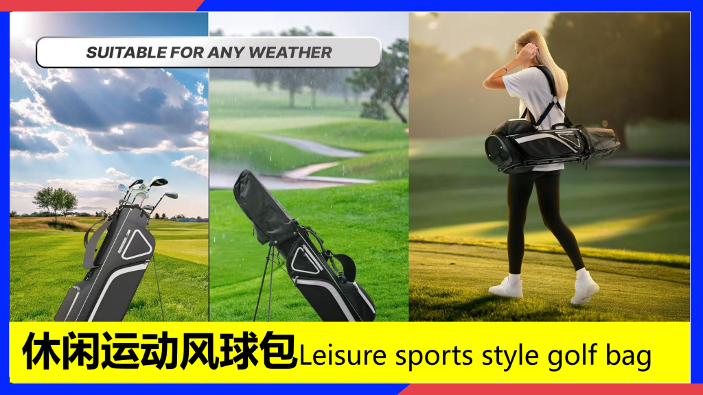 Sanyingbags Leisure Sports Style Golf Bag - Waterproof Golf Stand Bag for All Weather