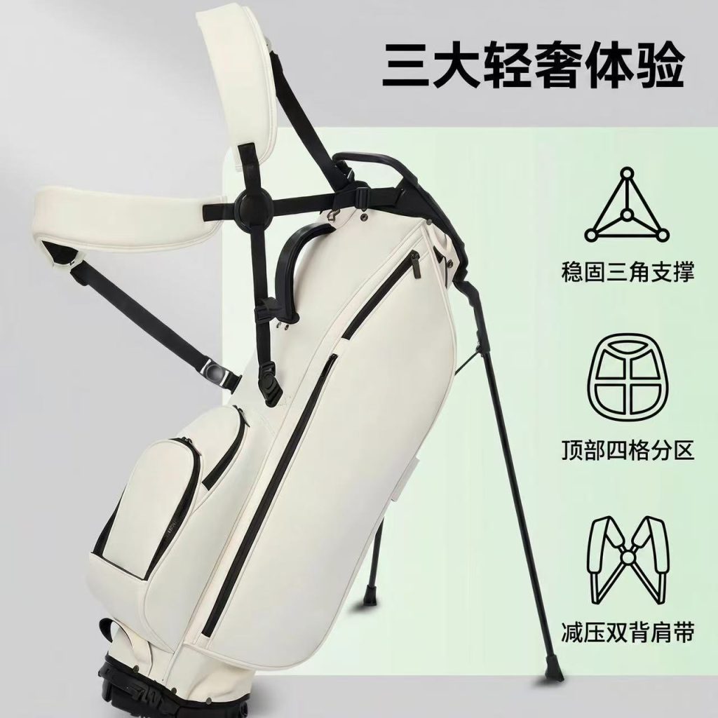 Sanying premium golf stand bag with three core advantages, luxury golf carry bag